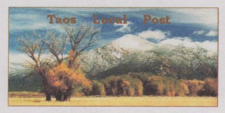 Taos Local Post stamp