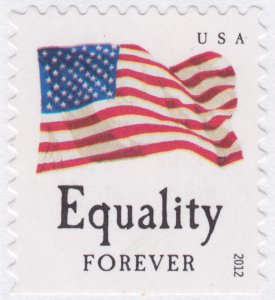 Equality booklet stamp