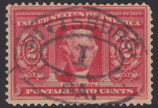 jefferson united states postage stamps